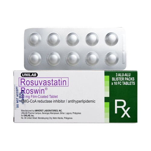 [RX-T11604-CARDI-CAT00400] Roswin (Rosuvastatin) 20mg Tablet