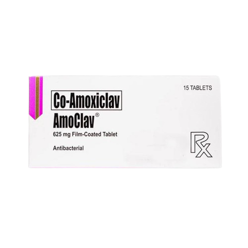 [RX-T10067-ABIO-CAT00067] Amoclav (Co-Amoxiclav) 625mg Tablet