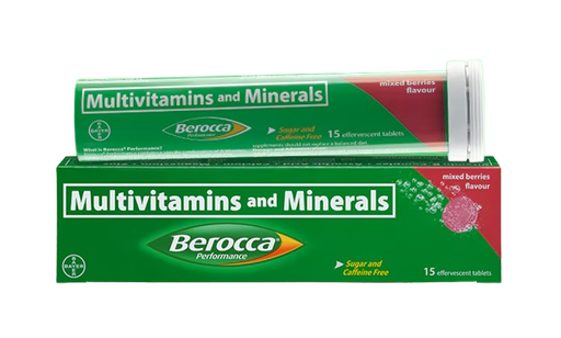 [OTC-T10787-VITF-CAT00423] Berocca (vitamins + minerals) EFT 15s mixed berries flavor 