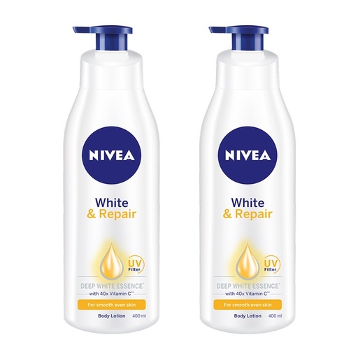 [GR-T10750-SNB-CAT00092] Nivea White & Repair 400ml Lotion B1T1