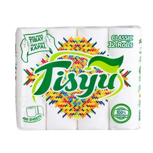 [GR-T10107-COT-CAT00028] Tisyu Bathroom Tissue 12's 400 sheets 2-ply 