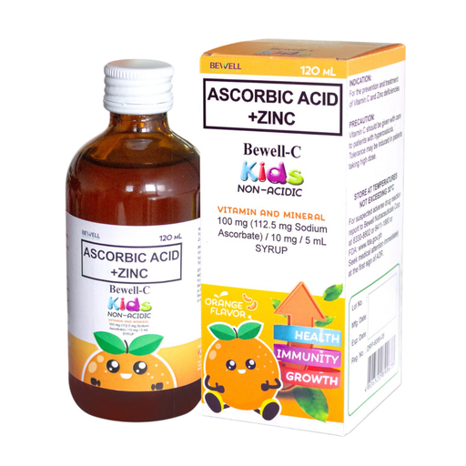 [OTC-T10770-VITF-CAT00413] Bewell-C Kids (Sodium Ascorbate) 120ml Syrup 
