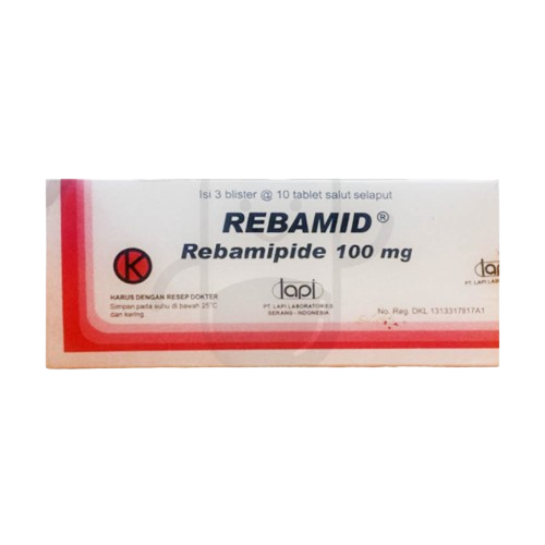 [RX-T11635-GIT-CAT00178] Rebamid (Rebamipide) 100mg tablet 