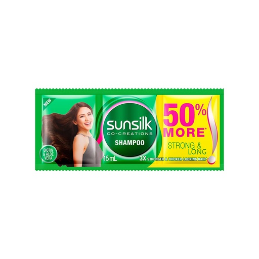 [GR-T10533-HAIR-CAT00015] Sunsilk Shampoo Strong and Long 15ml 