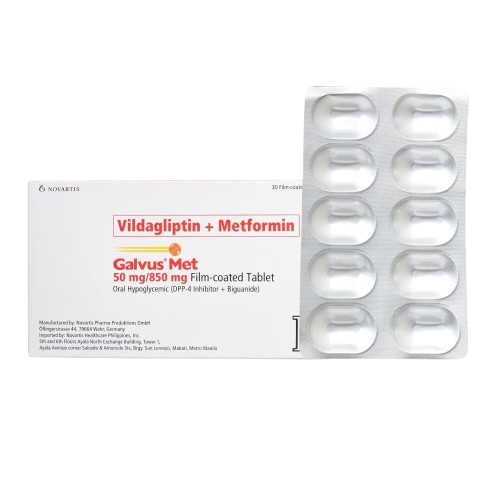 [RX-T11642-ADIAB-CAT00092] GalvusMet (Vildagliptin + Metformin) 50mg/850mg Tablet 