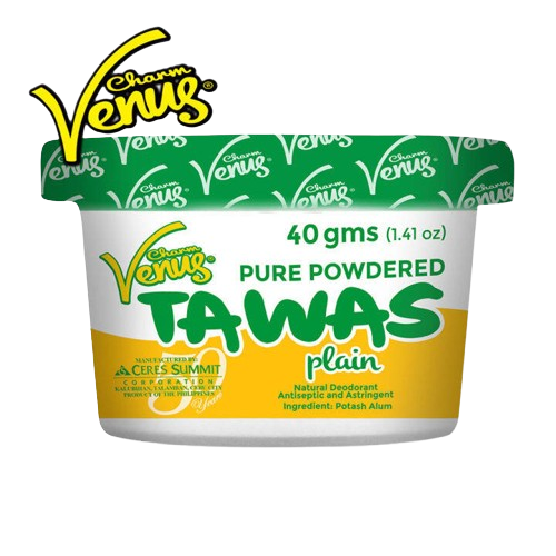 [GR-T10846-SNB-CAT00188] Venus Charm Tawas Plain (Green) 40g powder 