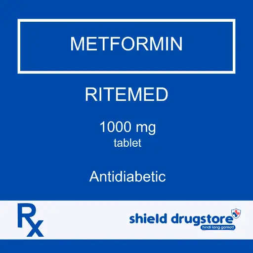 [RX-T10362-ADIAB-CAT00055] RM Metformin (Metformin) 1g Tablet