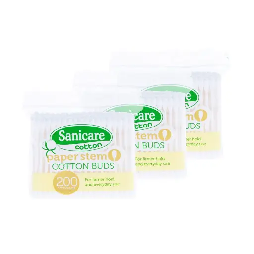 [GR-T10142-COT-CAT00063] Sanicare Cotton Buds 200 Stems