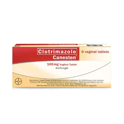 [OTC-T10796-STOP-CAT00087] Canesten (clotrimazole) 100mg vaginal tablet