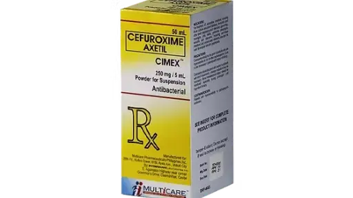 [RX-T10219-ABIO-CAT00219] Cimex (Cefuroxime Axetil) 250mg/5ml Suspension 50ml 