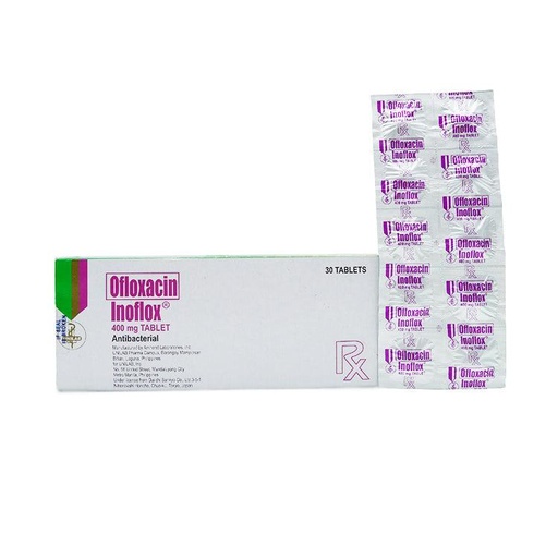 [RX-T10249-ABIO-CAT00249] Inoflox (ofloxacin) 400mg tablet