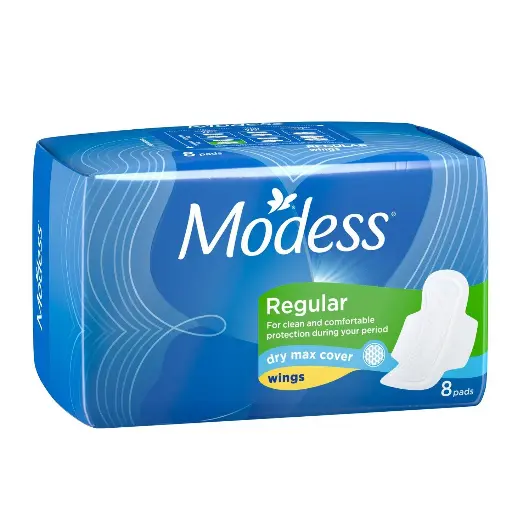 [GR-T10164-DIAP-CAT00050] Modess Regular Dry Max Cover with Wings (sanitary napkin) 8s 