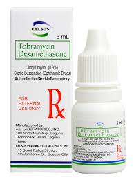 [RX-T10817-EENT-CAT00044] Celsus Tobramycin + Dexamethasone 3mg/1mg eye drops