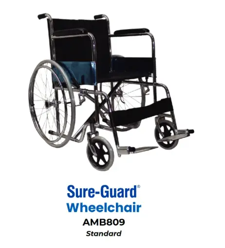 [MS-T10618-ASDEV-CAT00076] Sureguard Wheelchair AMB809 Standard