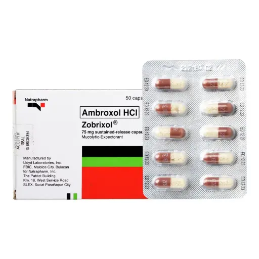 [RX-T11550-RESP-CAT00384] Zobrixol (Ambroxol) 75mg capsule