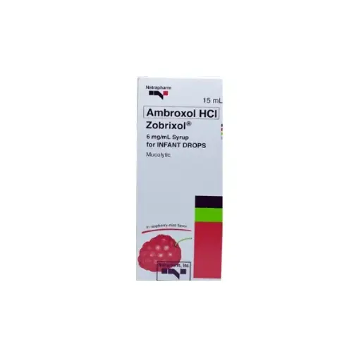 [RX-T11563-RESP-CAT00389] Zobrixol (Ambroxol) 6mg/5mL oral drops, 15mL