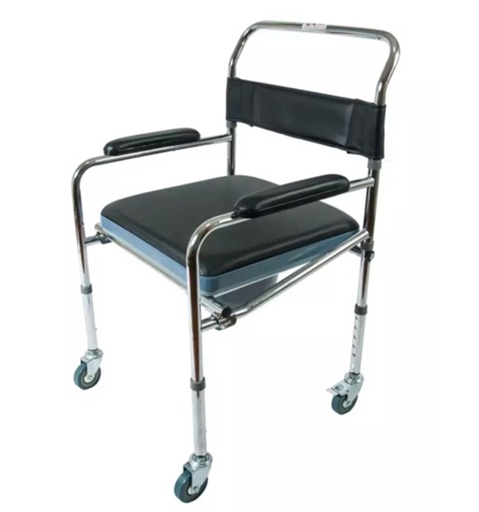 [MS-T10621-ASDEV-CAT00079] Sureguard Commode Chair with Wheels AMB696