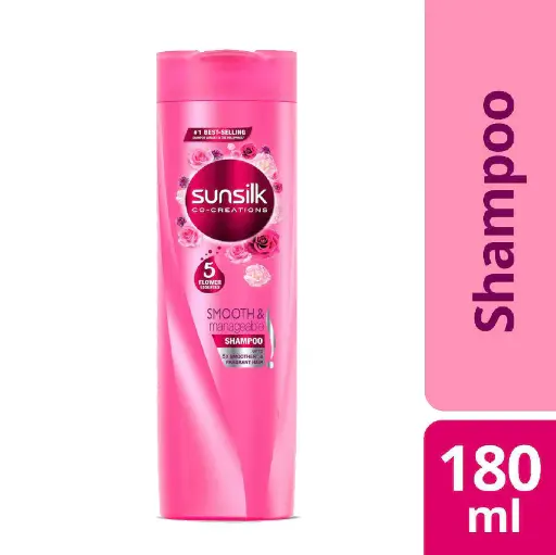 [GR-T10538-HAIR-CAT00020] Sunsilk Smooth & Manageable Shampoo 180ml 