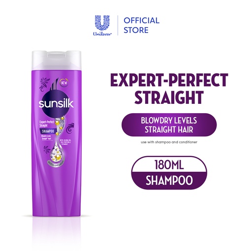 [GR-T10554-HAIR-CAT00036] Sunsilk Expert-Perfect Straight Shampoo 180ml 
