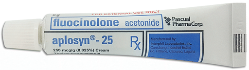 [RX-T11475-STOP-CAT00057] Aplosyn-25 (Fluocinolone) 5g cream 