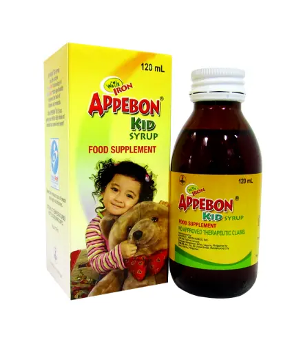 [OTC-T10453-VITF-CAT00104] Appebon Kid (Vitamins + Iron) syrup 120ml