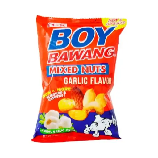 [GR-T11090-FOOD-CAT00162] Boy Bawang Mixed Nuts Garlic Flavor 85G