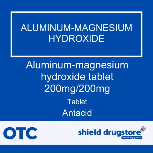 [GEN000012] GN-ALUMINUM-MAGNESIUM HYDROXIDE 200MG/100MG TABLET