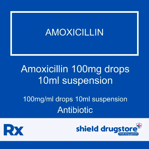 [GEN000018] GN-AMOXICILLIN 100MG DROPS 10ML SUSP