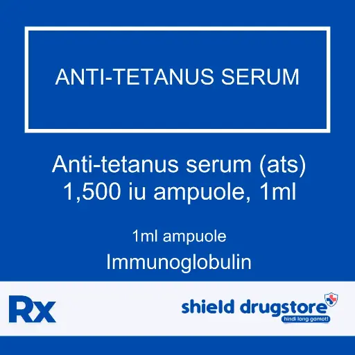 [GEN000027] GN-ANTI-TETANUS SERUM (ATS) 1,500 IU AMP, 1ML 