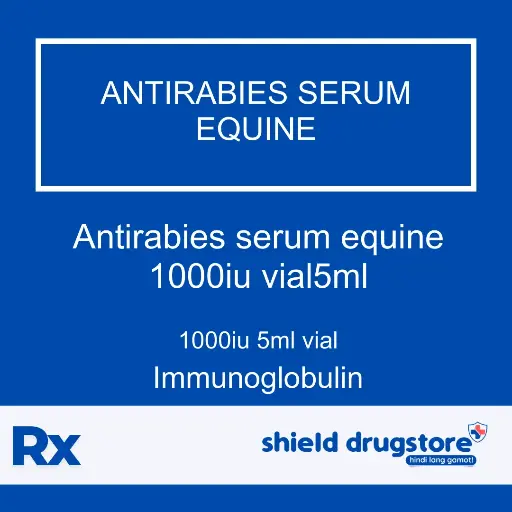 [GEN000028] GN-ANTIRABIES SERUM EQUINE 1000IU VL 5ML 