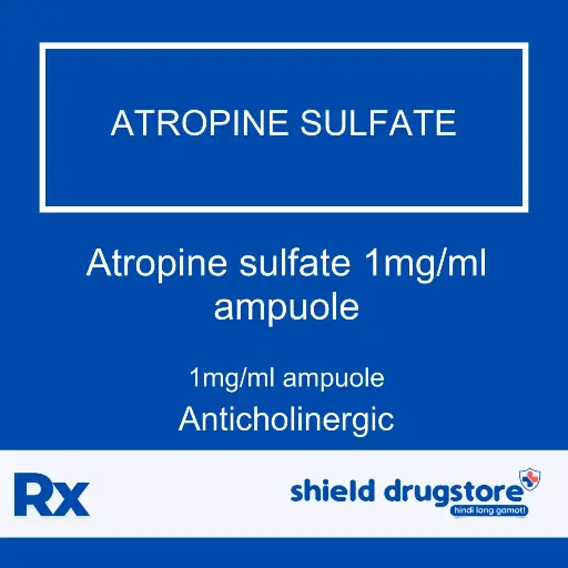 [GEN000038] GN-ATROPINE SULFATE 1MG/ML AMP 
