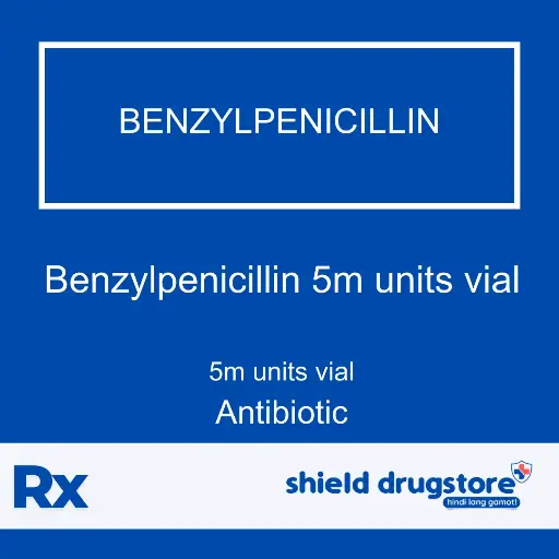 [GEN000041] GN-BENZYLPENICILLIN 5M UNITS VL 