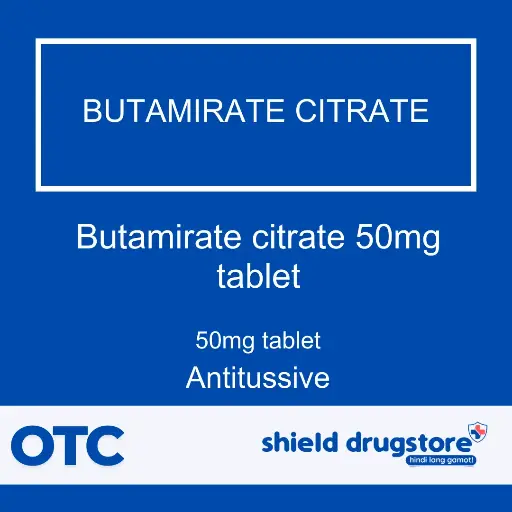 [GEN000050] GN-BUTAMIRATE CITRATE 50MG TAB 