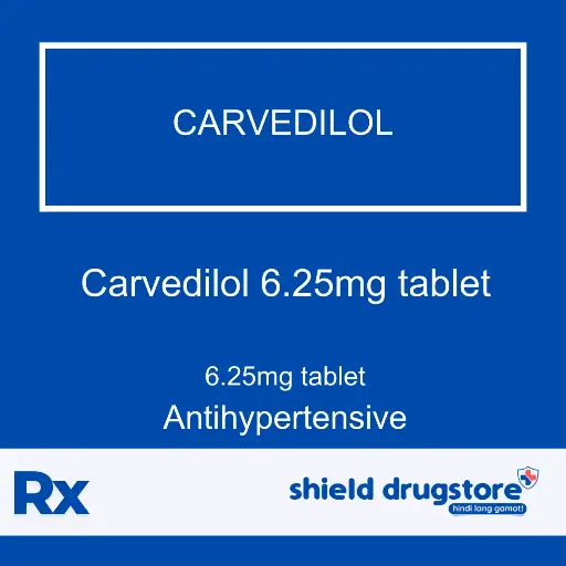 [GEN000057] GN-CARVEDILOL 6.25MG TAB 