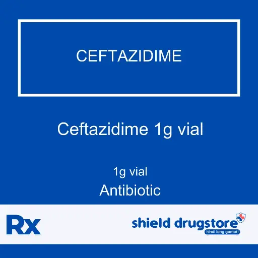 [GEN000065] GN-CEFTAZIDIME 1G VL 