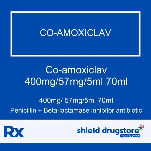 [GEN000093] GN-COAMOXICLAV 400MG/57MG/5ML 70ML 