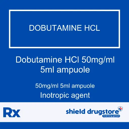 [GEN000120] GN-DOBUTAMINE HCL 50MG/ML 5ML AMP 