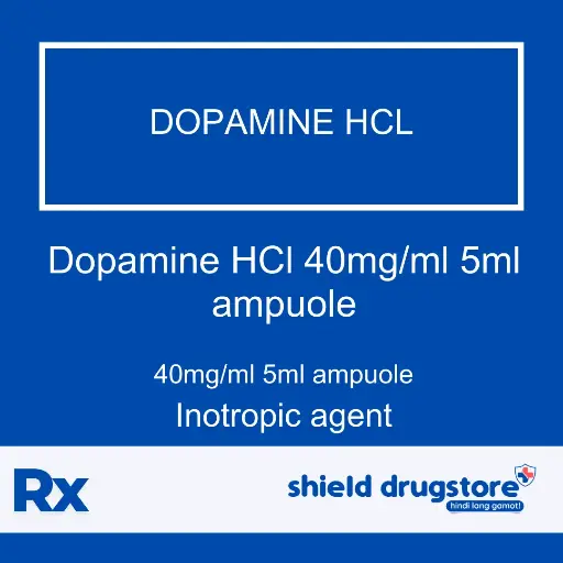 [GEN000123] GN-DOPAMINE HCL 40MG/ML 5ML AMP 
