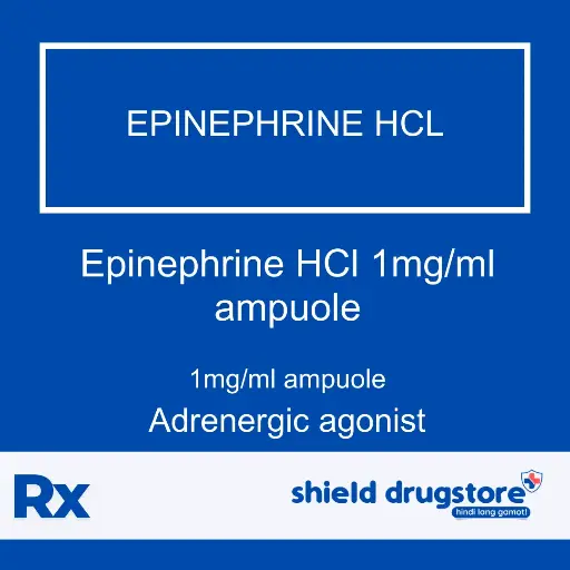[GEN000127] GN-EPINEPHRINE HCL 1MG/ML AMP 