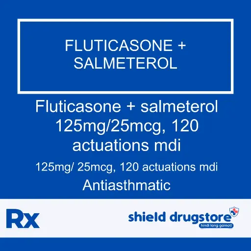 [GEN000141] GN-FLUTICASONE + SALMETEROL 125MG/25MCG, 120 ACTUATIONS MDI 