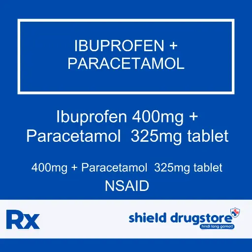 [GEN000162] GN-IBUPROFEN 400MG + PARACETAMOL 325MG TAB 