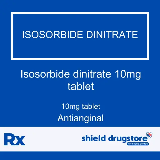 [GEN000165] GN-ISOSORBIDE DINITRATE 10MG TAB 