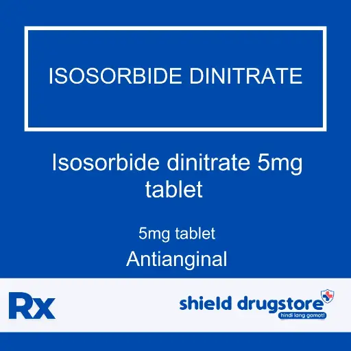 [GEN000166] GN-ISOSORBIDE DINITRATE 5MG TAB SL 