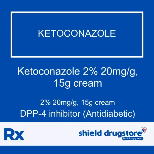 [GEN000168] GN-KETOCONAZOLE 2% 20MG/G, 15G CREAM 
