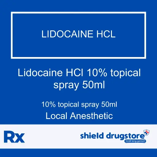 [GEN000176] GN-LIDOCAINE HCL 10% TOPICAL SPRAY 50ML 