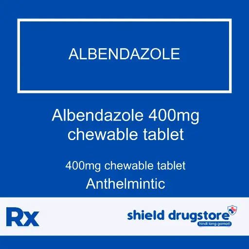 [GEN000007] GN-ALBENDAZOLE 400MG CHEWABLE TAB  