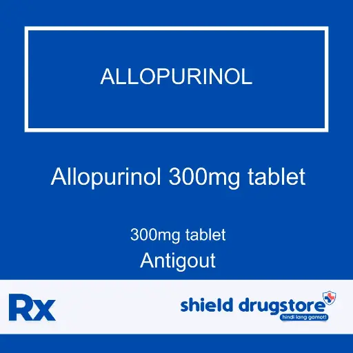 [GEN000010] GN-ALLOPURINOL 300MG TAB