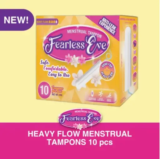 [GR-T11127-DISPO-CAT00212] Fearless Eve Menstrual Tampons Heavy Flow 10'S