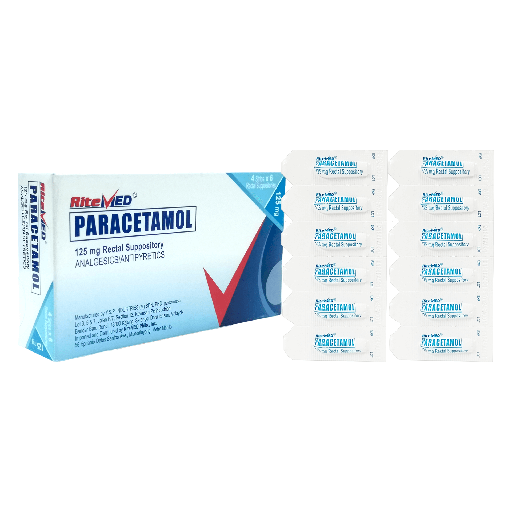 [RX-T11114-PAIN-CAT00157] RM Paracetamol (Paracetamol) 125mg Suppository