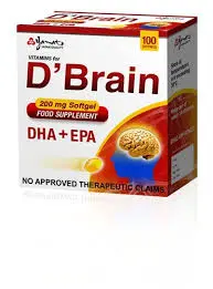 [OTC-T10840-VITF-CAT00442] D'Brain (DHA + EPA) 200mg capsule 